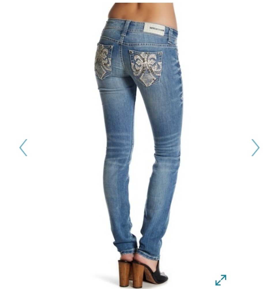 Affliction Raquel rugged fleur skinny jeans